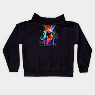 I Got all colors, I´m Free and different, Urban, black, freedom Kids Hoodie